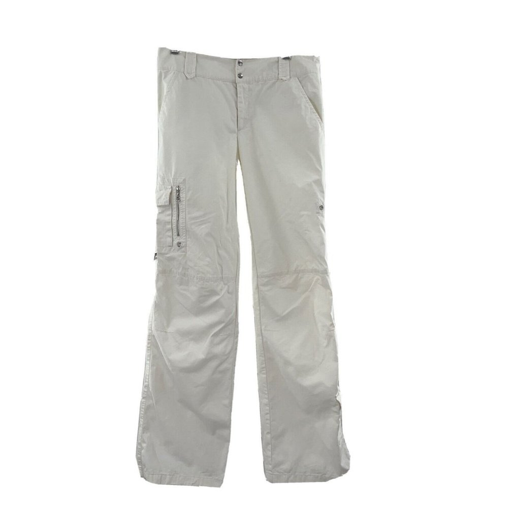 Women’s Bogner Beige Utility Style Cargo Pants Size US 6 Long Pockets